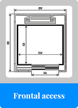 frontal lift access