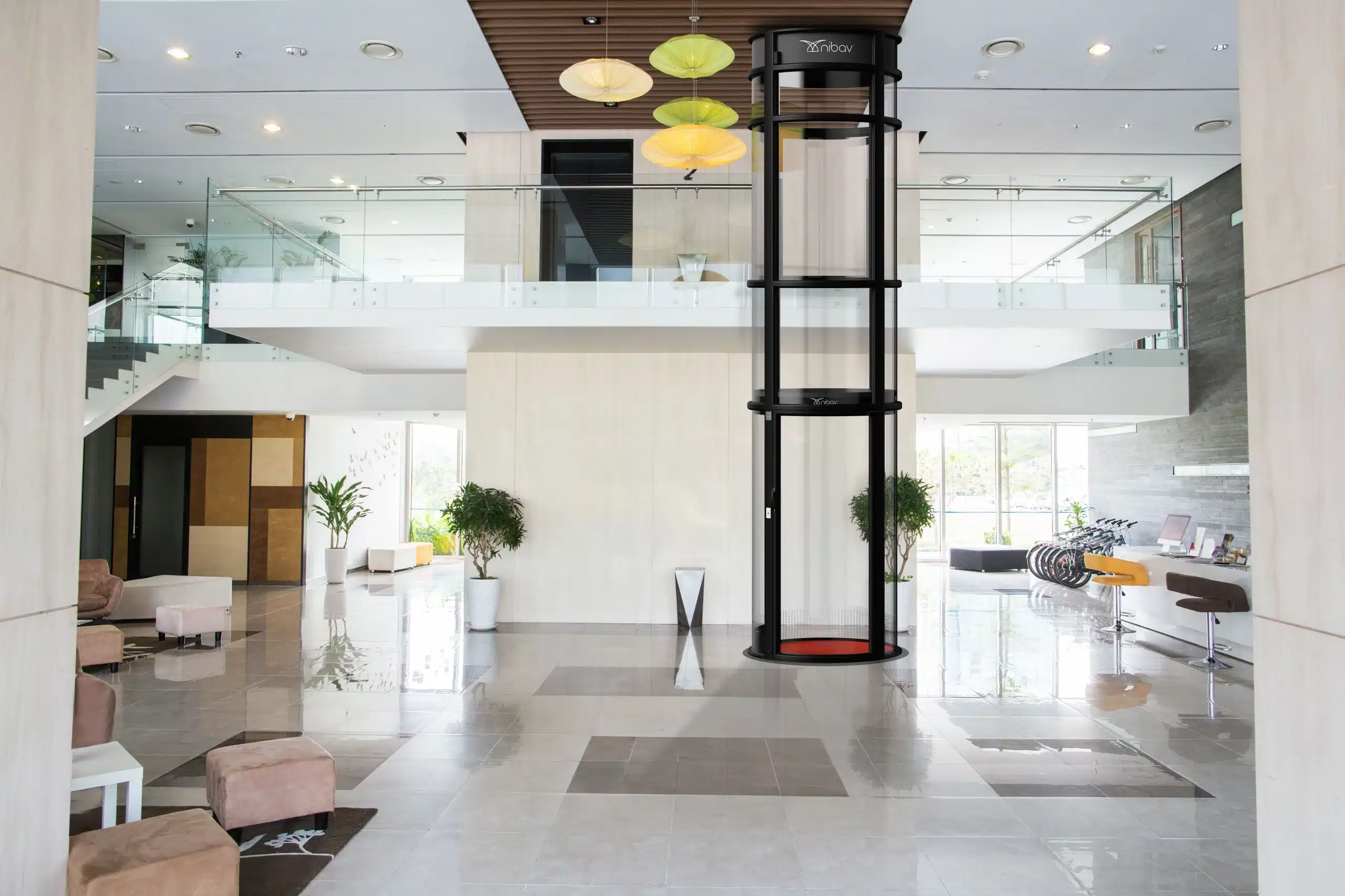 glass elevator price